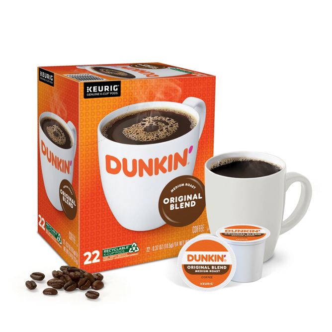 Dunkin Coffee Original Blend K-Cup Pods