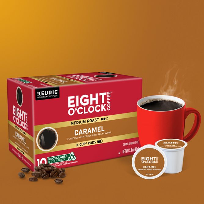 Eight O clock Caramel K-Cup Pods
