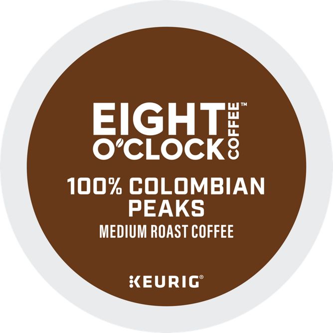 Eight O clock Colombian Peaks K-Cup Pods