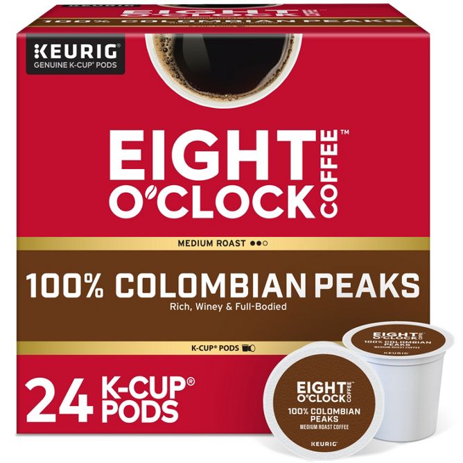 Eight O clock Colombian Peaks K-Cup Pods