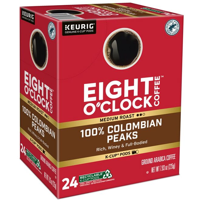 Eight O clock Colombian Peaks K-Cup Pods