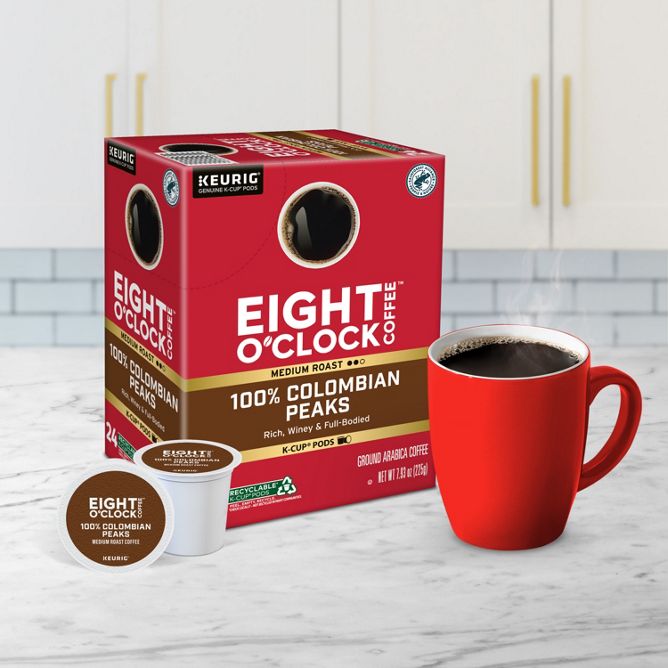 Eight O clock Colombian Peaks K-Cup Pods