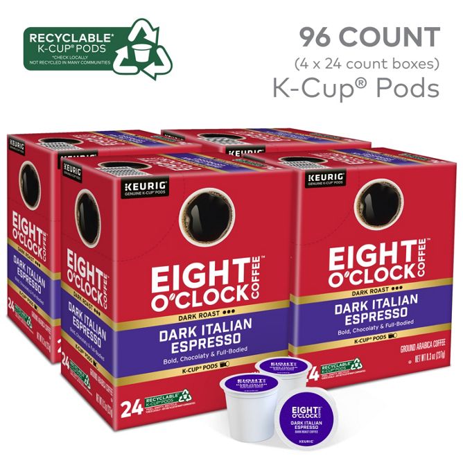 Eight O clock Dark Italian Espresso K-Cup Pods