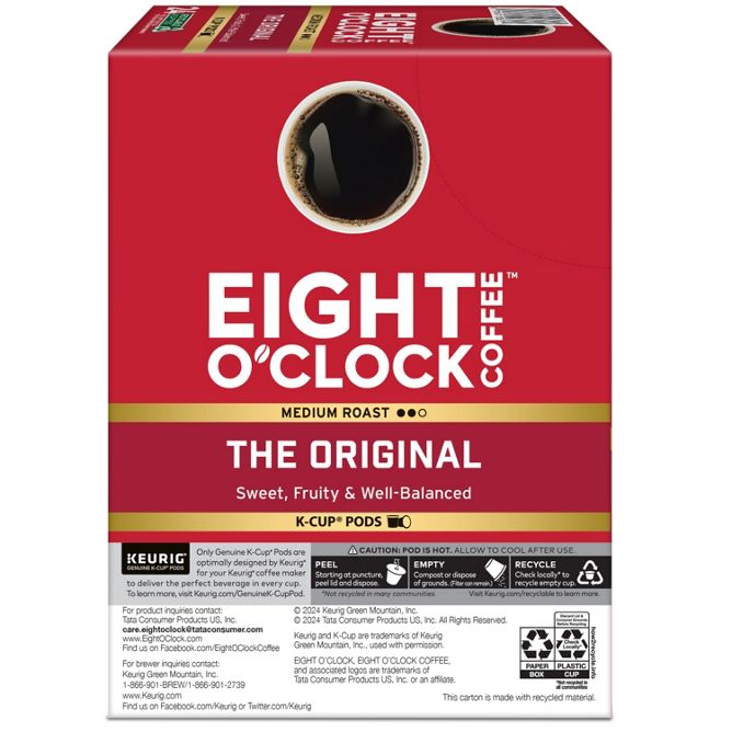 Eight O clock The Original Coffee K-Cup Pods