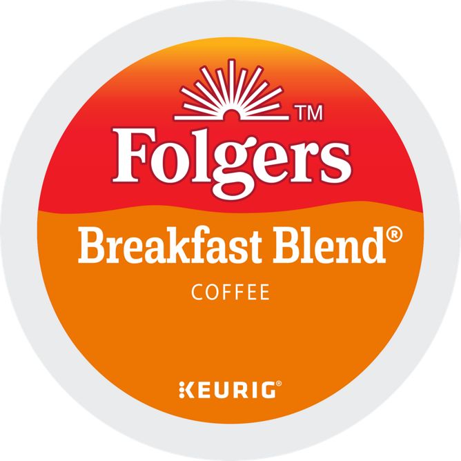 Folgers Coffee Breakfast Blend K-Cup Pods