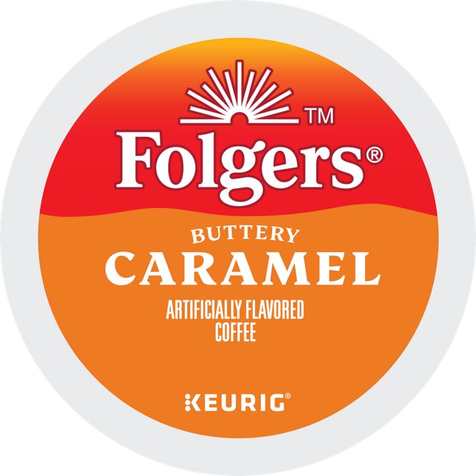 Folgers Coffee Buttery Caramel K-Cup Pods