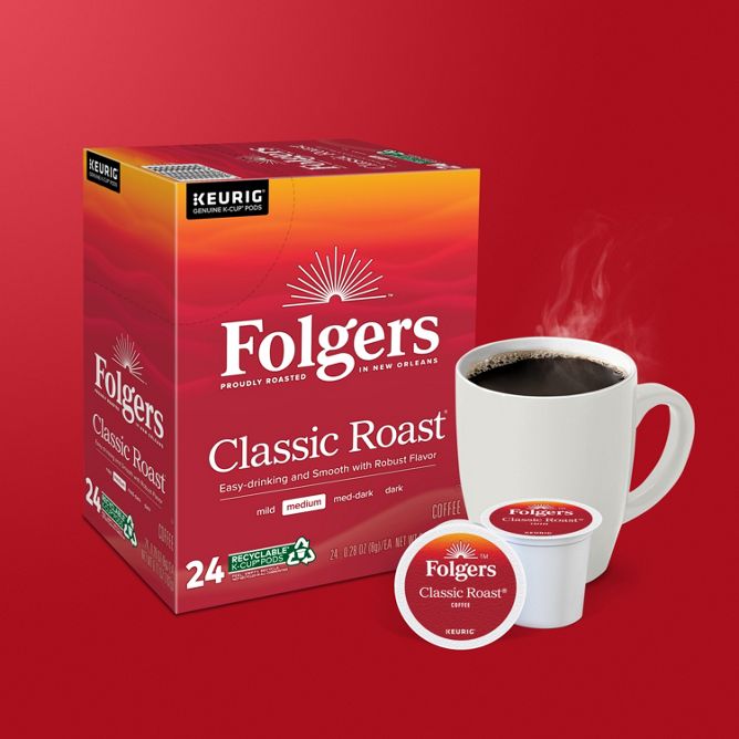 Folgers Coffee Classic Roast K-Cup Pods