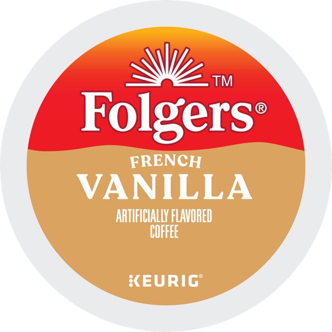 Folgers Coffee French Vanilla K-Cup Pods