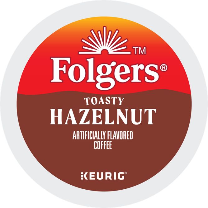 Folgers Coffee Toasty Hazelnut K-Cup Pods
