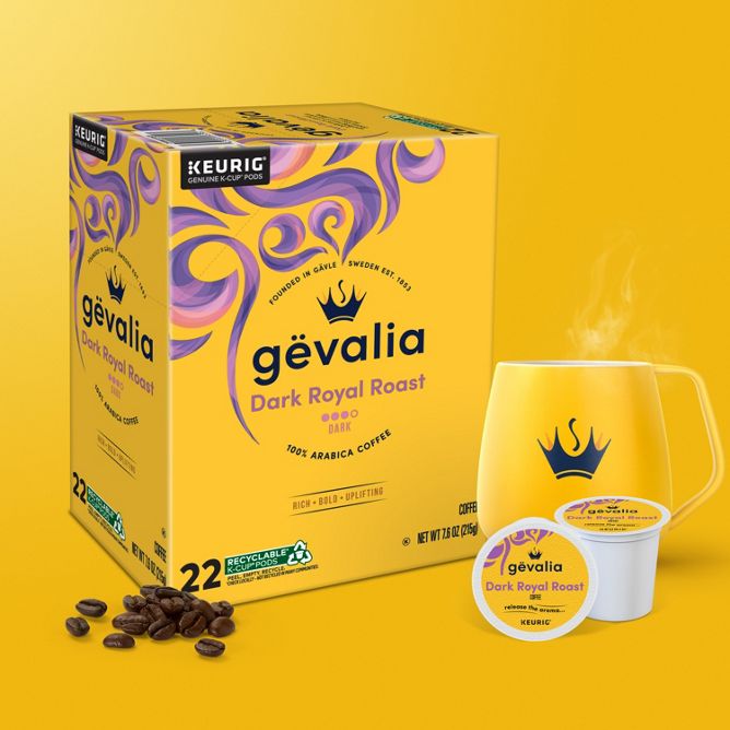 Gevalia Coffee Dark Royal Roast K-Cup Pods