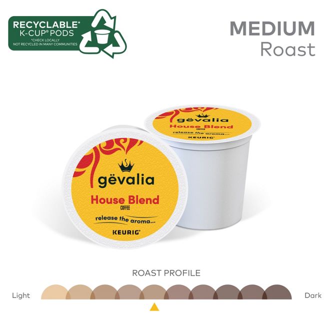 Gevalia Coffee House Blend Coffee K-Cup Pods