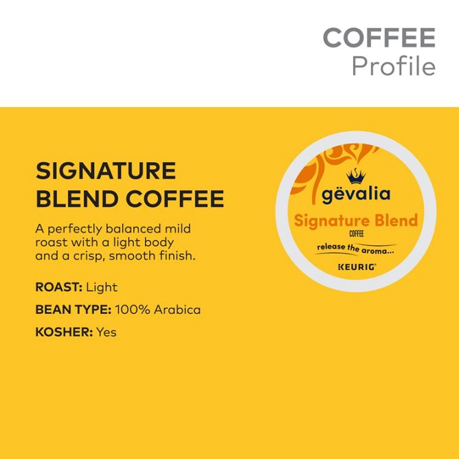 Gevalia Coffee Signature Blend K-Cup Pods