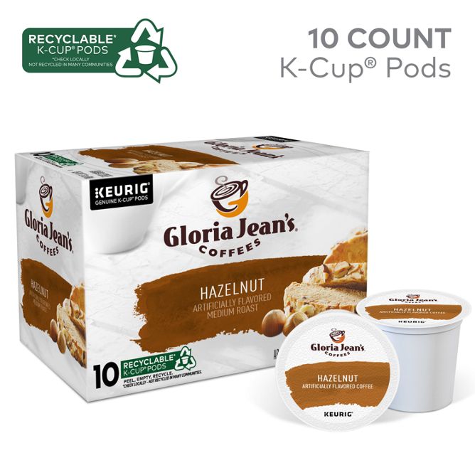 Gloria Jean_s Coffee Hazelnut K-Cup Pods