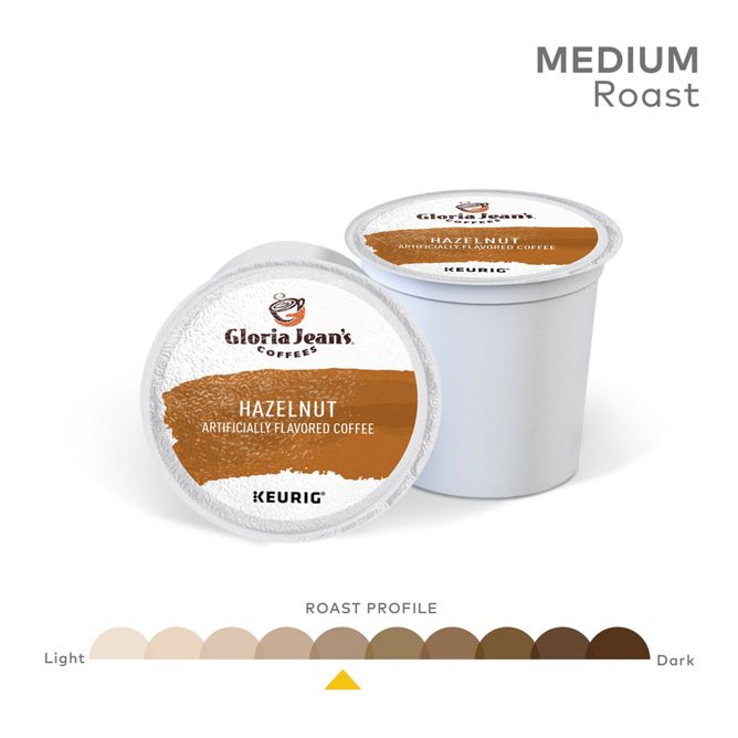 Gloria Jean_s Coffee Hazelnut K-Cup Pods