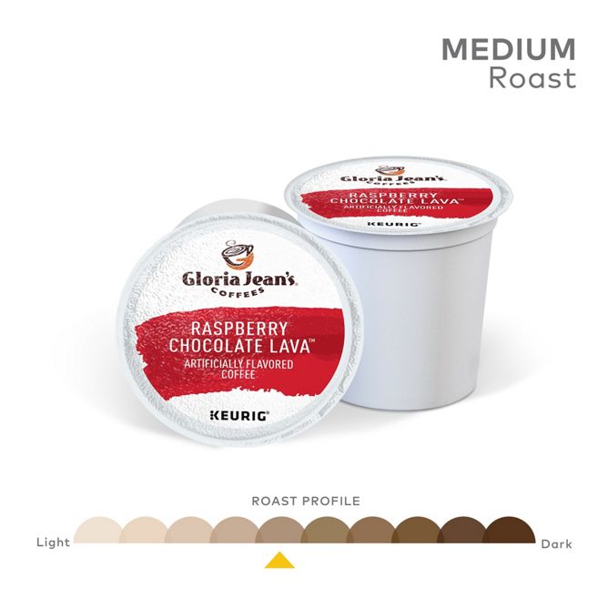 Gloria Jean_s Coffee Raspberry Chocolate Lava K-Cup Pods