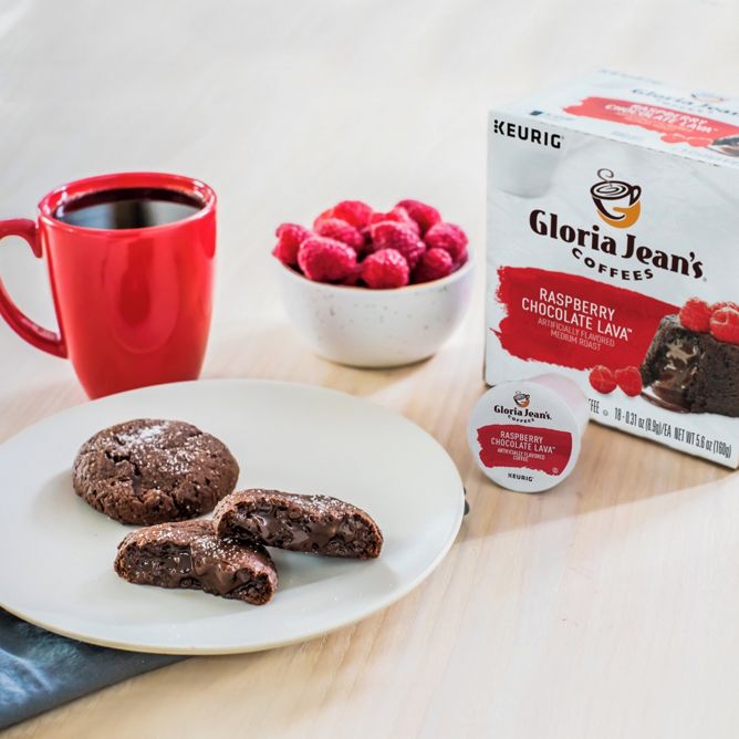 Gloria Jean_s Coffee Raspberry Chocolate Lava K-Cup Pods
