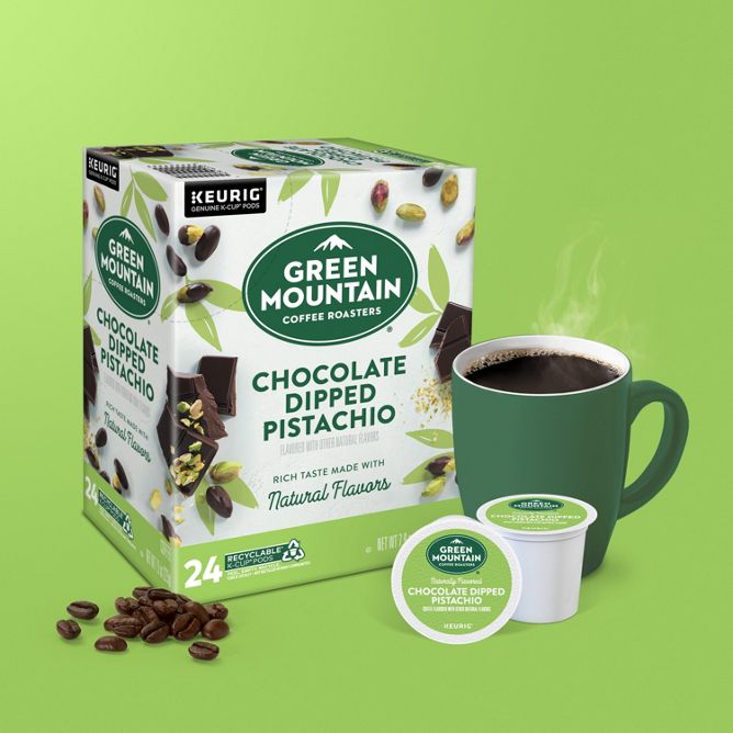 Green Mountain Coffee Roasters Chocolate Dipped Pistachio K-Cup Pods