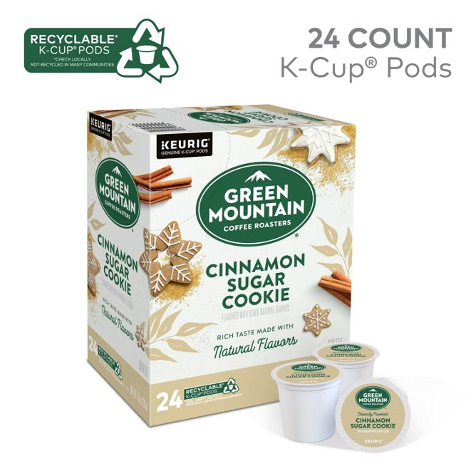 Green Mountain Coffee Roasters Cinnamon Sugar Cookie Coffee K-Cup Pods
