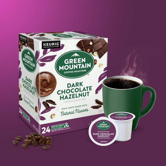 Green Mountain Coffee Roasters Dark Chocolate Hazelnut Coffee K-Cup Pods