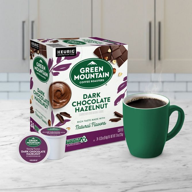 Green Mountain Coffee Roasters Dark Chocolate Hazelnut Coffee K-Cup Pods