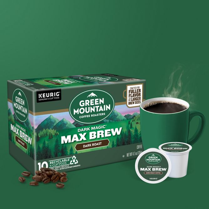 Green Mountain Coffee Roasters Dark Magic Max Brew K-Cup Pods