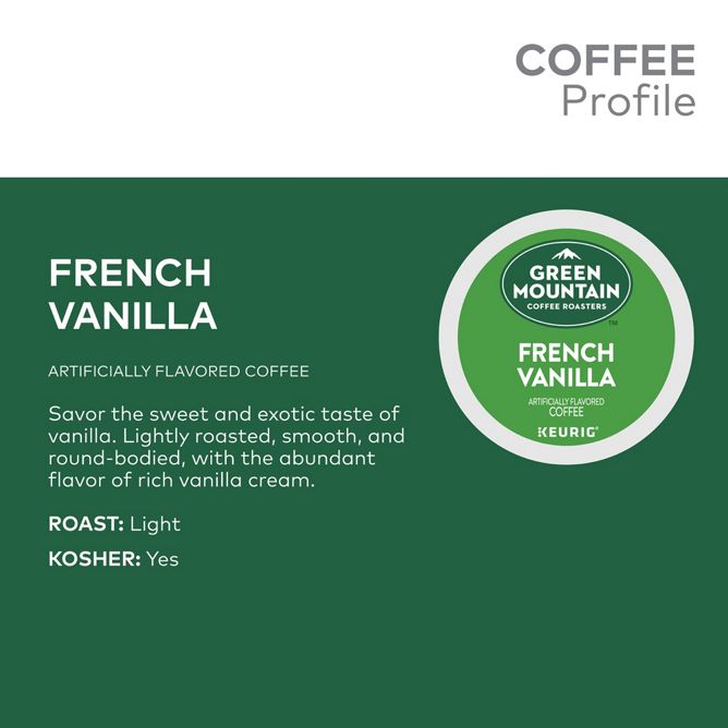 Green Mountain Coffee Roasters French Vanilla Coffee K-Cup Pods