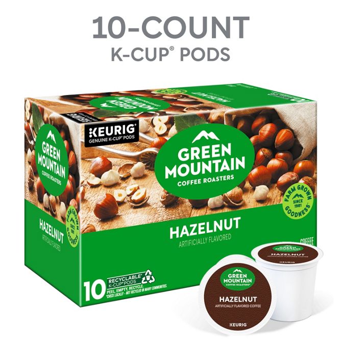 Green Mountain Coffee Roasters Hazelnut K-Cup Pods