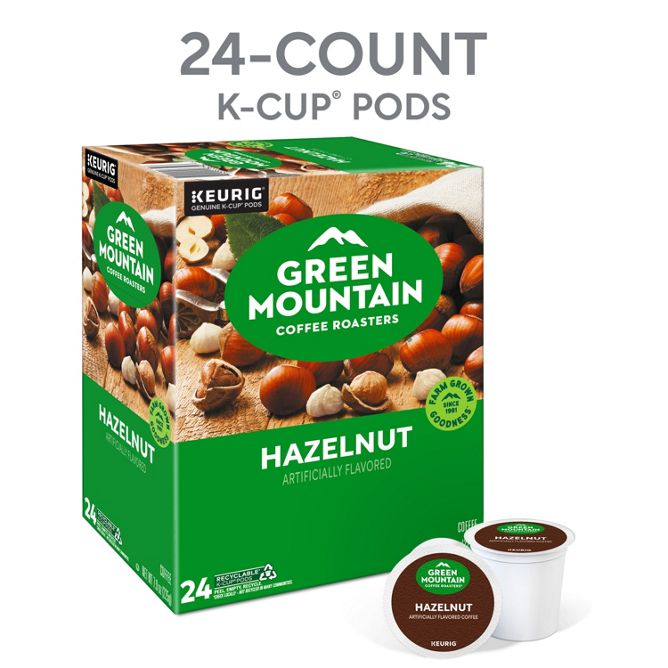 Green Mountain Coffee Roasters Hazelnut K-Cup Pods
