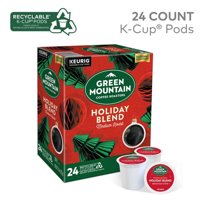 Green Mountain Coffee Roasters Holiday Blend K-Cup Pods