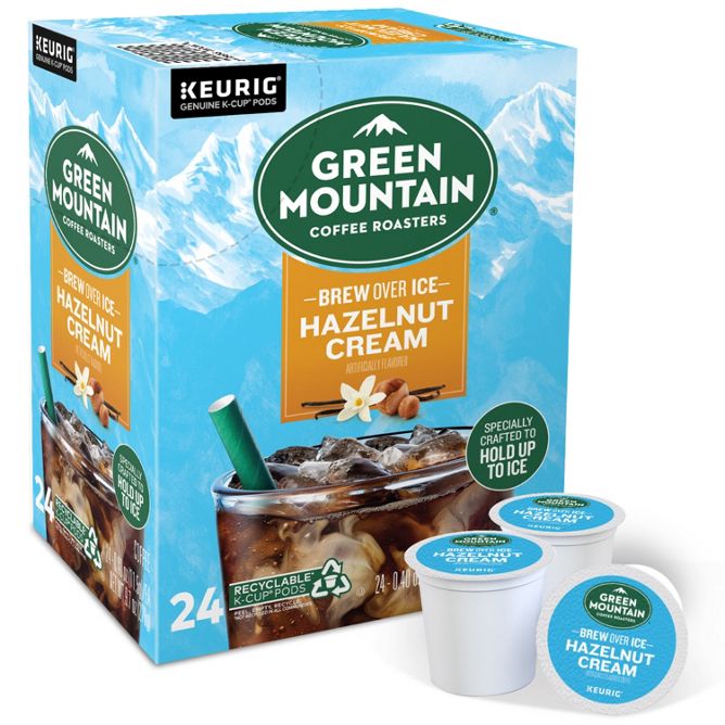 Green Mountain Coffee Roasters Iced Hazelnut Cream K-Cup Pods