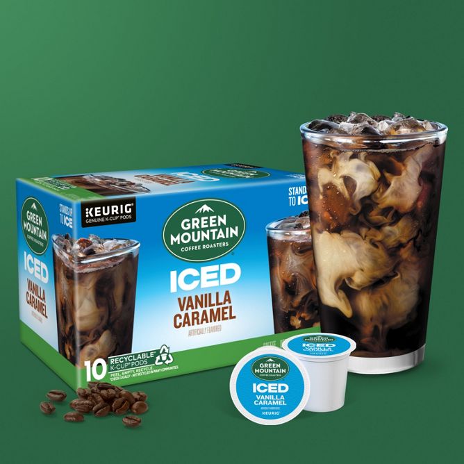 Green Mountain Coffee Roasters Iced Vanilla Caramel K-Cup Pods