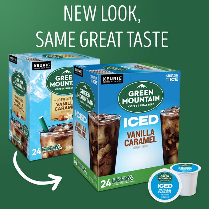 Green Mountain Coffee Roasters Iced Vanilla Caramel K-Cup Pods