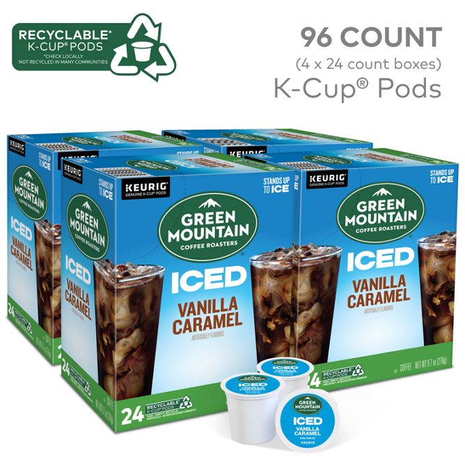 Green Mountain Coffee Roasters Iced Vanilla Caramel K-Cup Pods