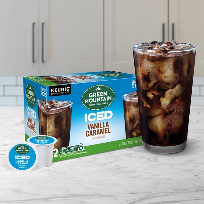Green Mountain Coffee Roasters Iced Vanilla Caramel K-Cup Pods