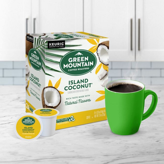 Green Mountain Coffee Roasters Island Coconut Coffee K-Cup Pods