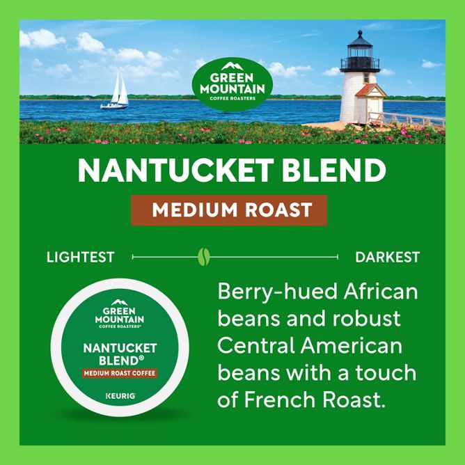 Green Mountain Coffee Roasters Nantucket Blend K-Cup Pods