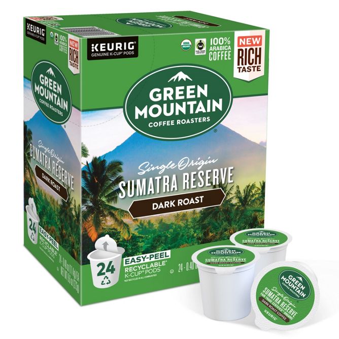Green Mountain Coffee Roasters Sumatra Reserve Coffee K-Cup Pods