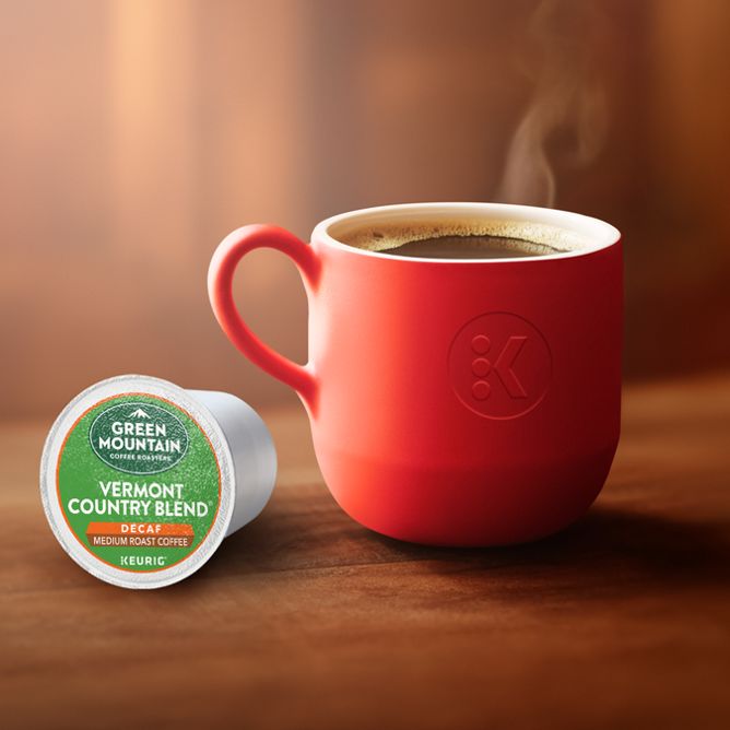 Green Mountain Coffee Roasters Vermont Country Blend (DECAF) K-Cup Pods