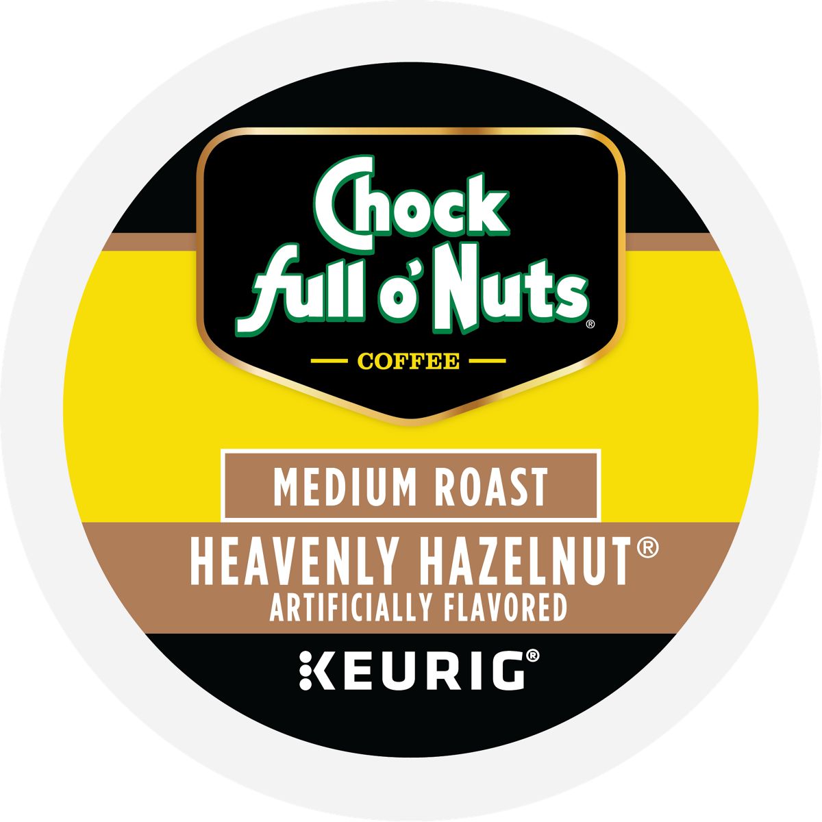 Chock full o'Nuts Heavenly Hazelnut Coffee K-Cup Pods