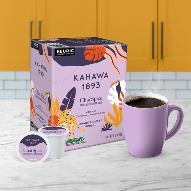 Kahawa 1893 Chai Spice K-Cup Pods
