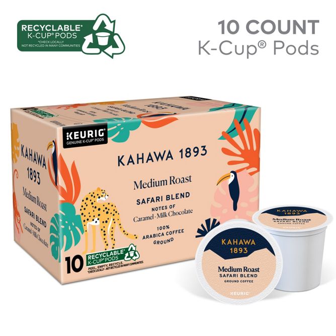Kahawa 1893 Safari Blend K-Cup Pods