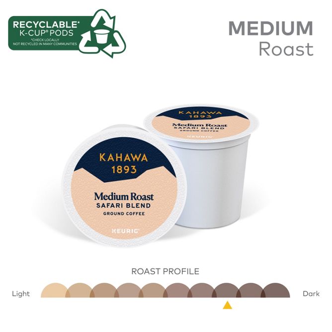 Kahawa 1893 Safari Blend K-Cup Pods