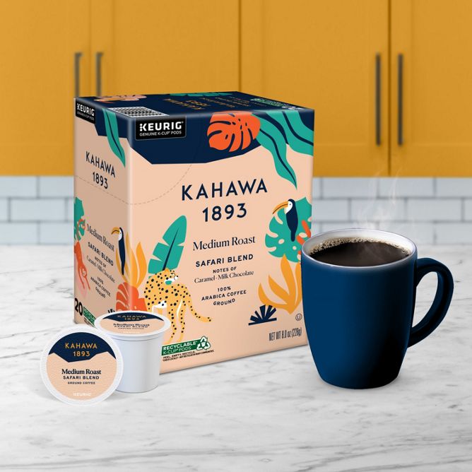 Kahawa 1893 Safari Blend K-Cup Pods