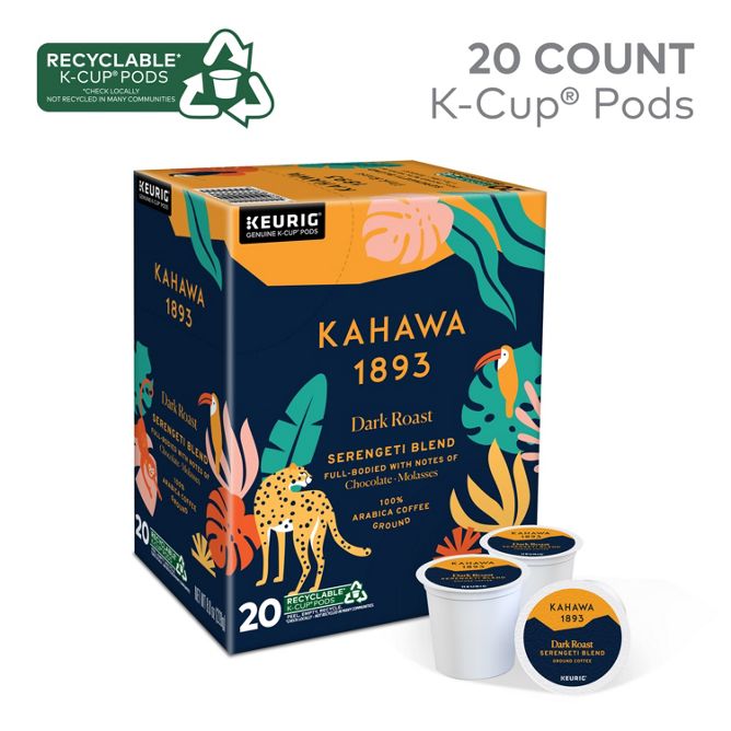 Kahawa 1893 Serengeti Blend K-Cup Pods
