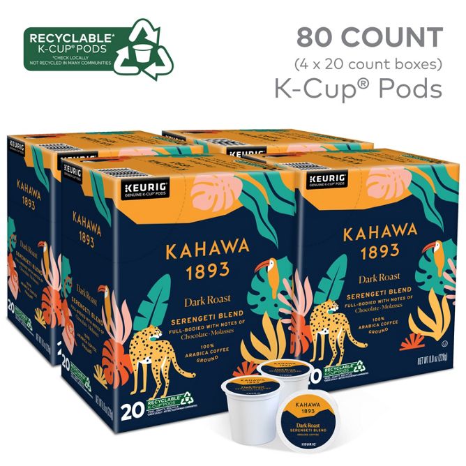 Kahawa 1893 Serengeti Blend K-Cup Pods
