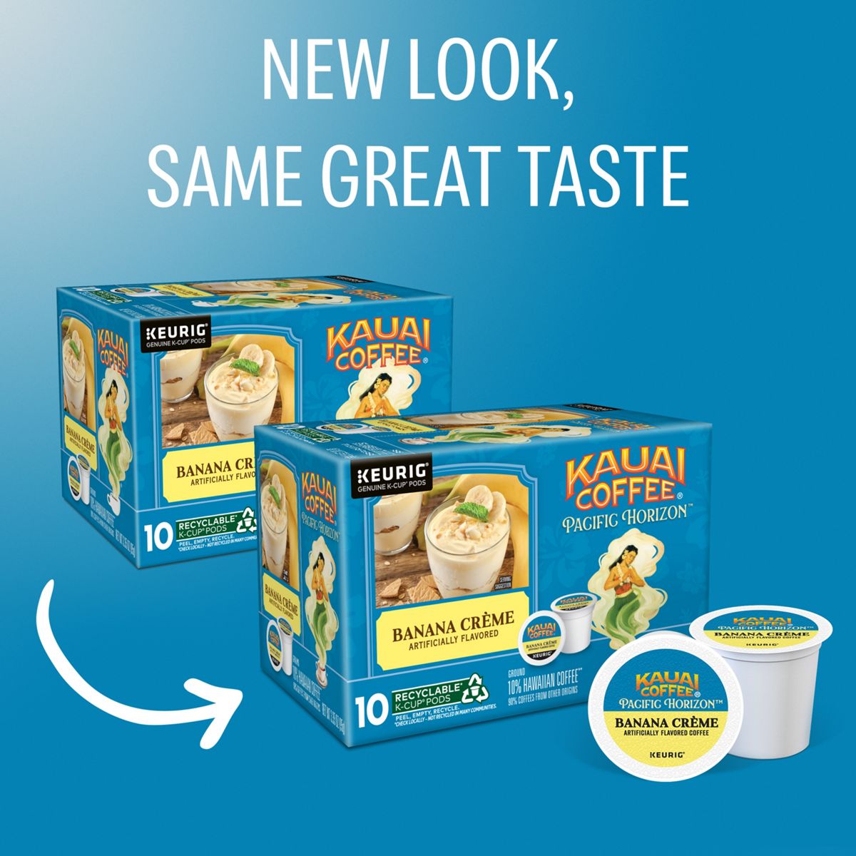 Kauai Coffee Banana Creme Coffee K-Cup Pods