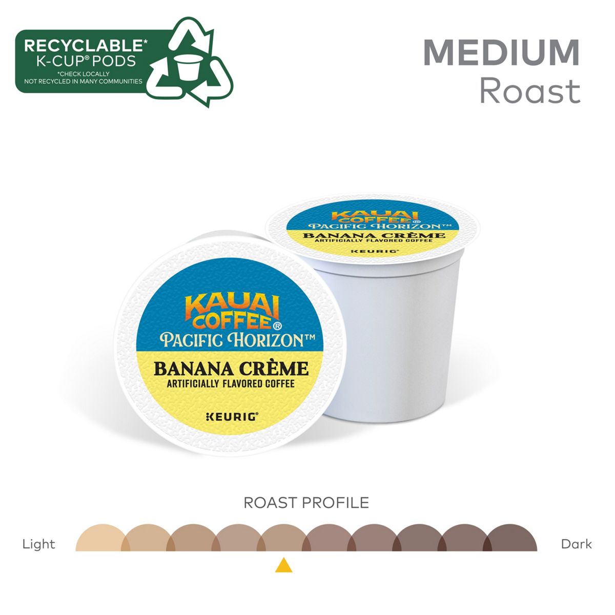 Kauai Coffee Banana Creme Coffee K-Cup Pods
