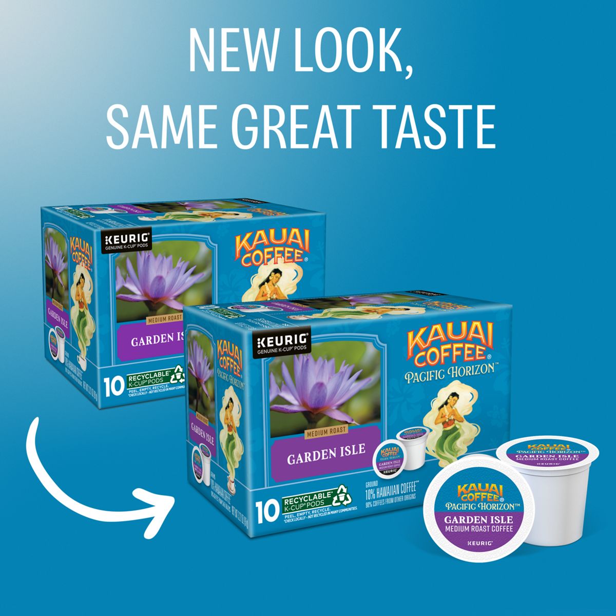 Kauai Coffee Garden Isle Coffee K-Cup Pods