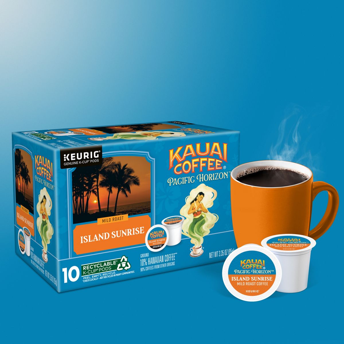 Kauai Coffee Island Sunrise Coffee K-Cup Pods