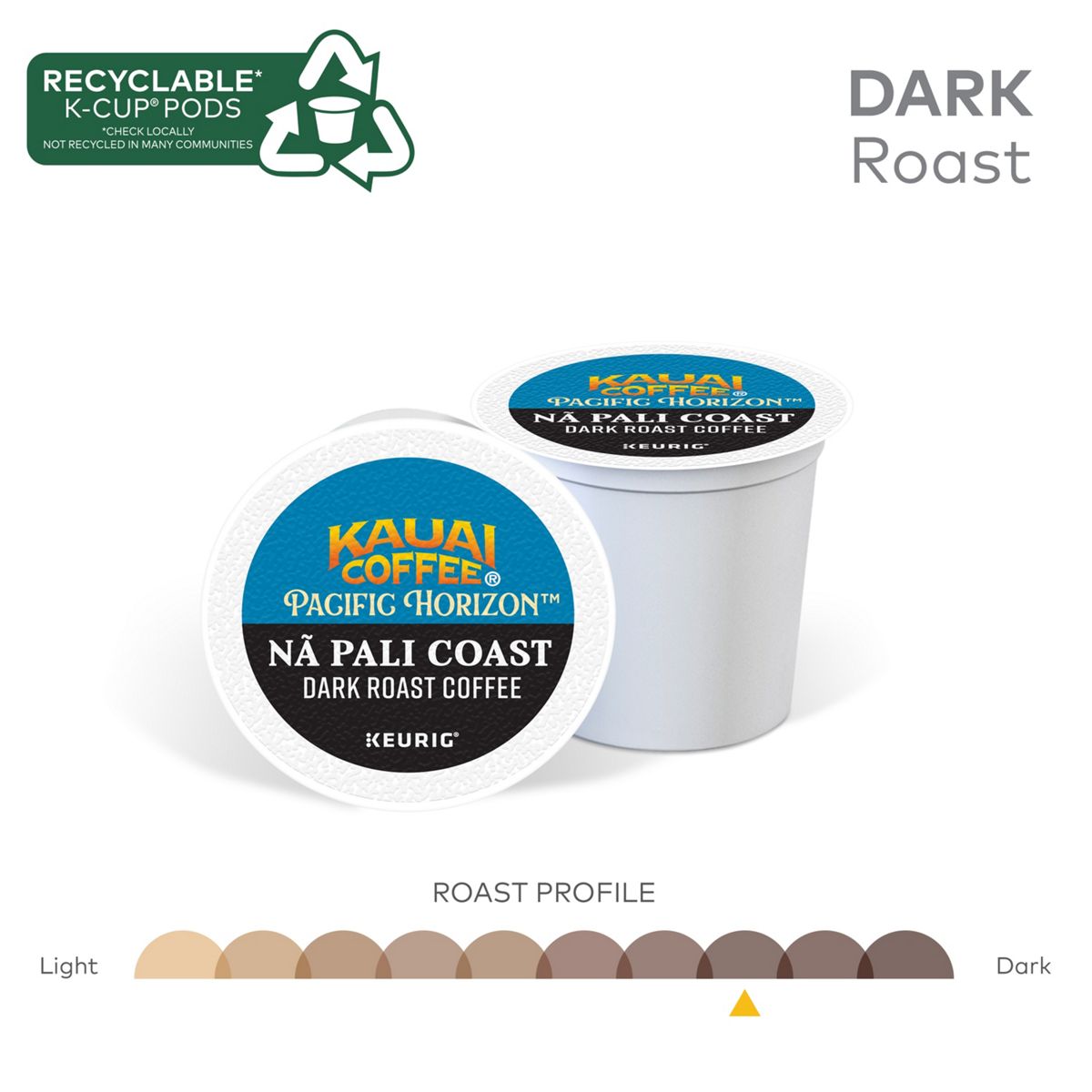 Kauai Coffee Na Pali Coast Coffee K-Cup Pods